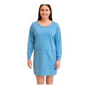 Vintage THE LA COSTA SPA California Dress Tunic Pullover Pockets Cotton USA M